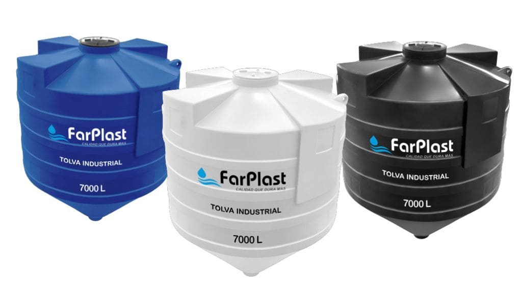 Tolva Industrial FARPLAST 7000 L: resistencia y eficiencia comprobada