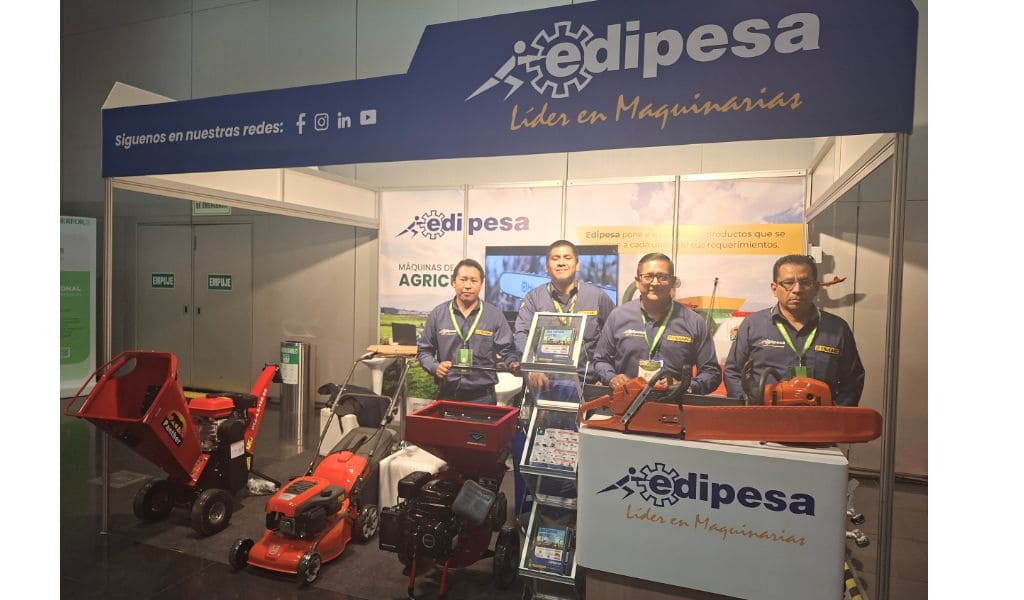 EDIPESA destaca en Expo Forestal con equipos de alto rendimiento para manejo y mantenimiento agrícola