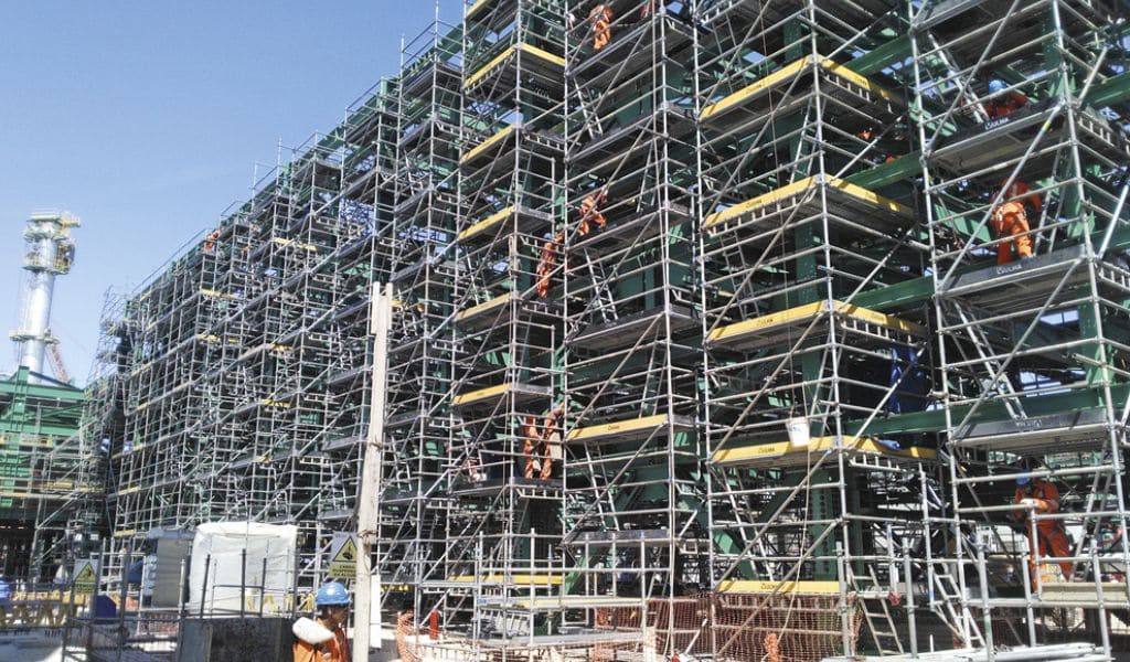 Andamio Industrial BRIO: seguridad y eficiencia en sistemas de andamiaje industrial