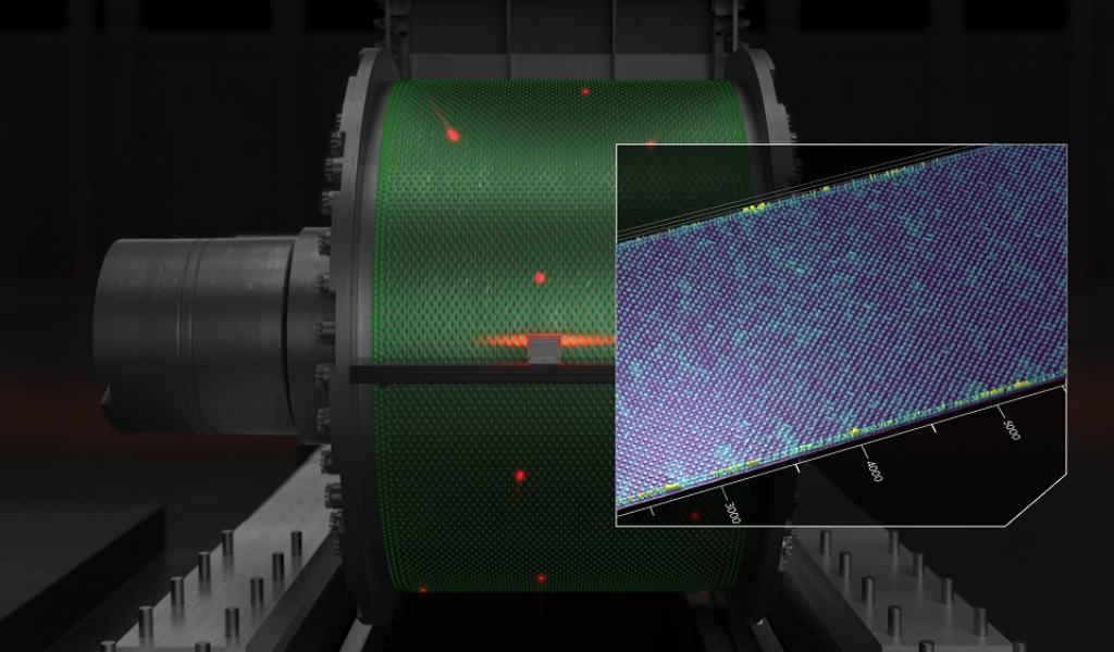 Metso HPGRSense para proporcionar monitoreo digital de rodillos HRC
