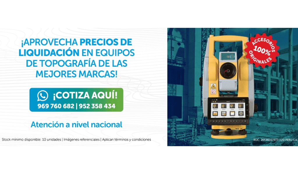 QSI lanza “Navidad de Descuentos”: Liquidación final en equipos de topografía por cierre de año