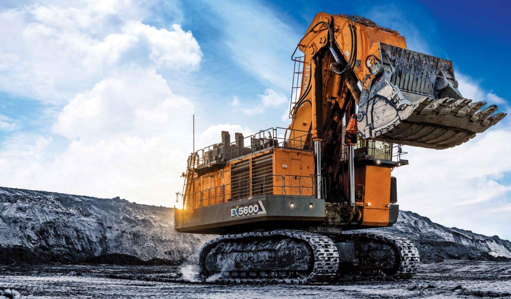 Eficiencia, potencia y confiabilidad para la gran minería con la excavadora hidráulica EX5600-7
