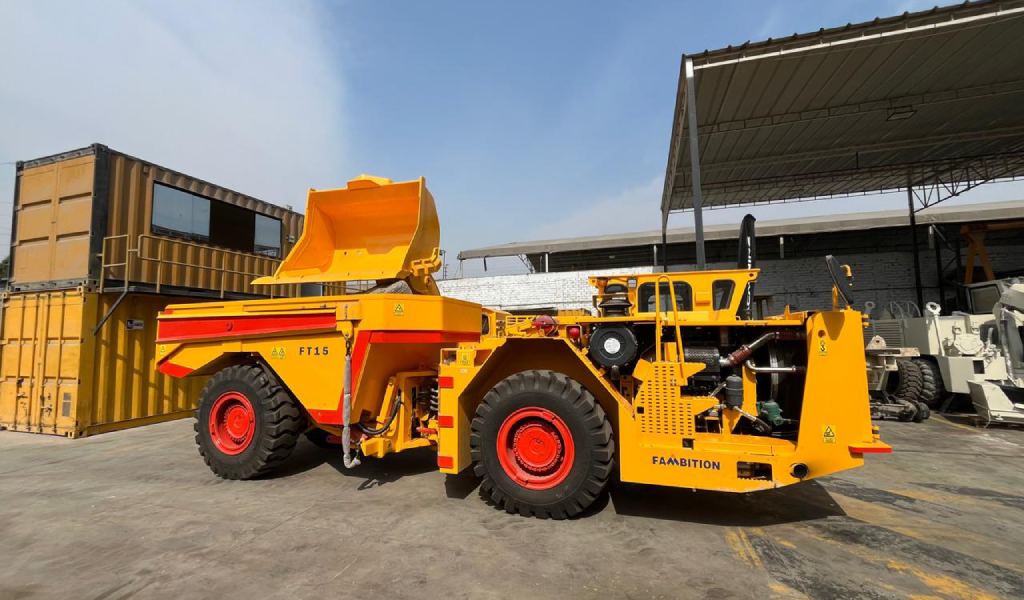 Dúmper FT15 Fambition: seguridad y productividad en minería subterránea