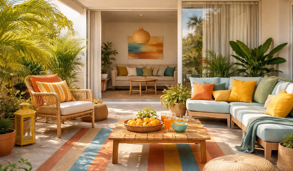 Colores de verano: la luz que transforma el hogar