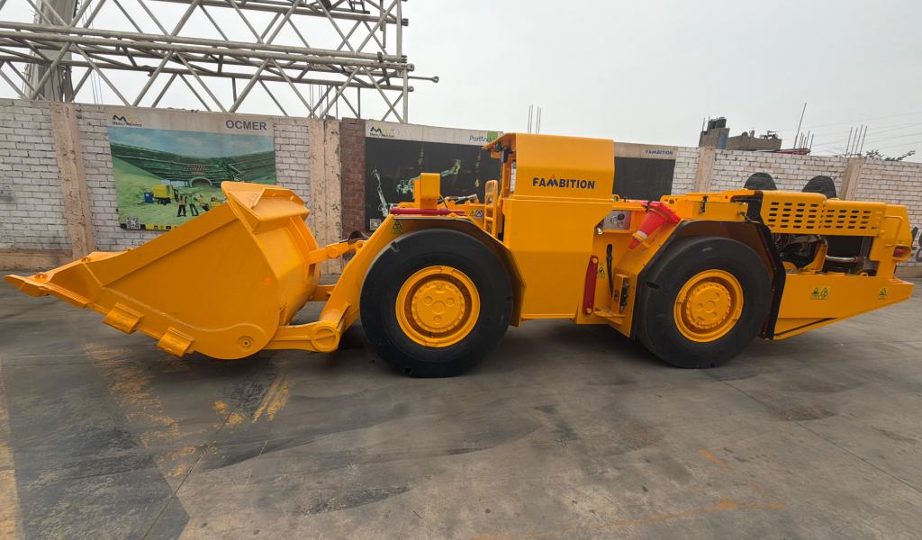 Cargador FL04 de Fambition fortalece operación subterránea de Minera Santa Bárbara