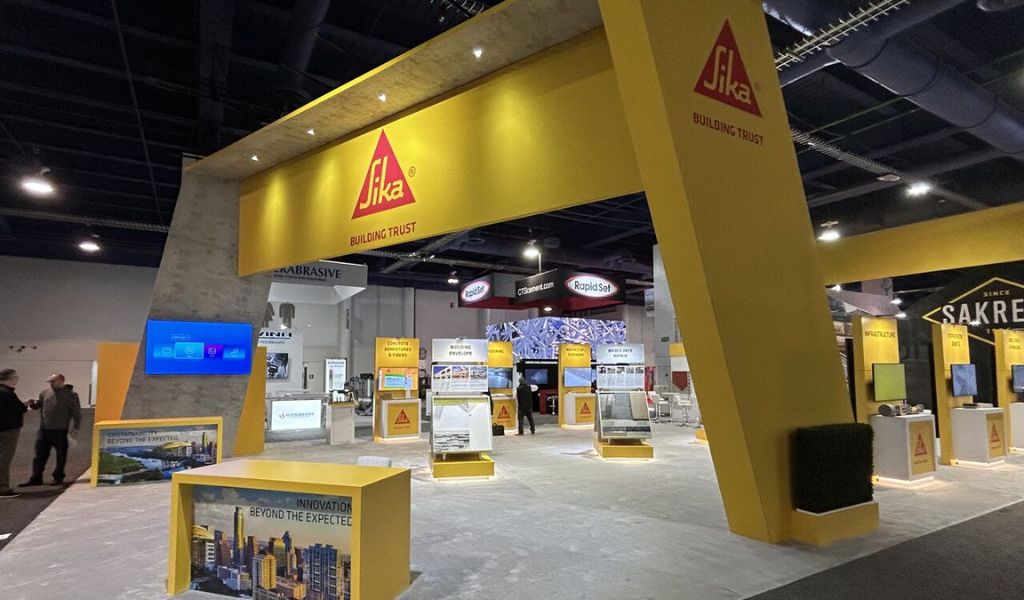 Sika impulsa la construcción sostenible en World of Concrete con morteros y recubrimientos de alto desempeño