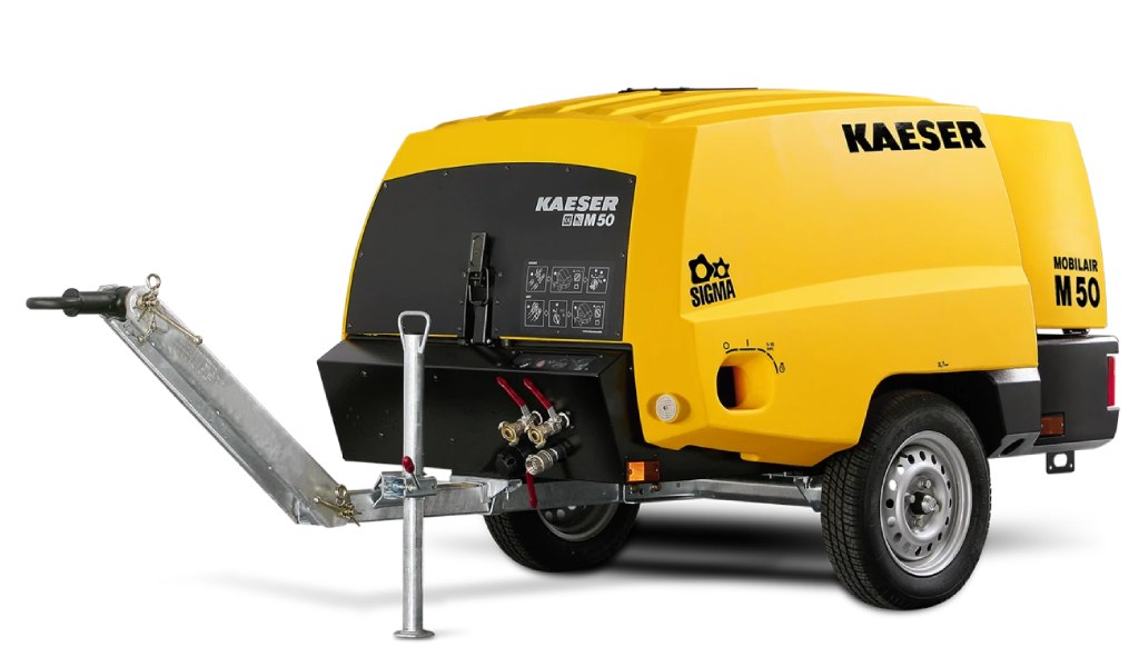 Compresor Portatil M50: alto rendimiento y eficiencia para minería, construcción e industria