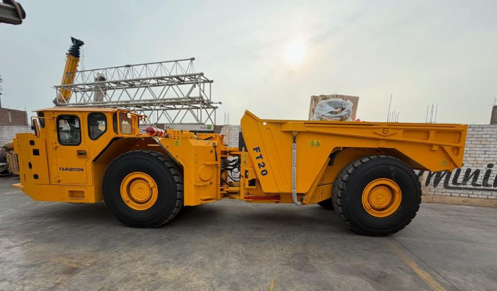 Innovación y productividad subterránea en Perú con el Dumper FT20 de Fambition
