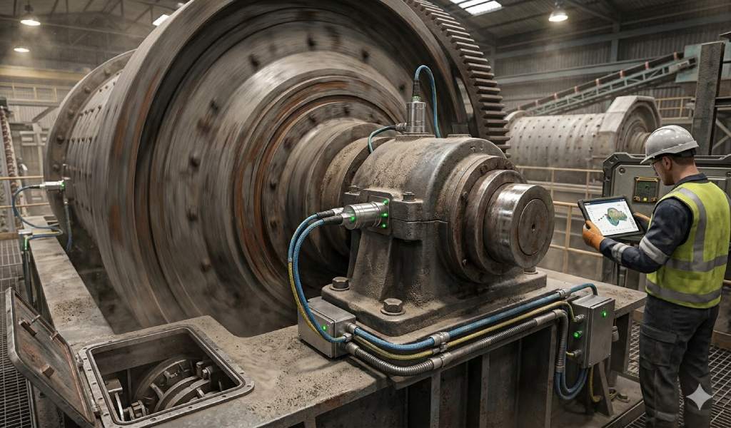 Control de vibraciones en equipos rotativos de planta minera: monitoreo predictivo y confiabilidad operacional