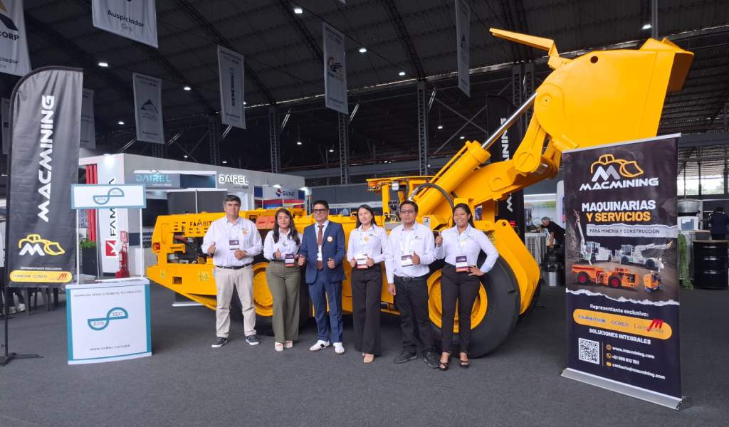 Macmining destaca el scooptram FL04 Fambition en INDUMIN