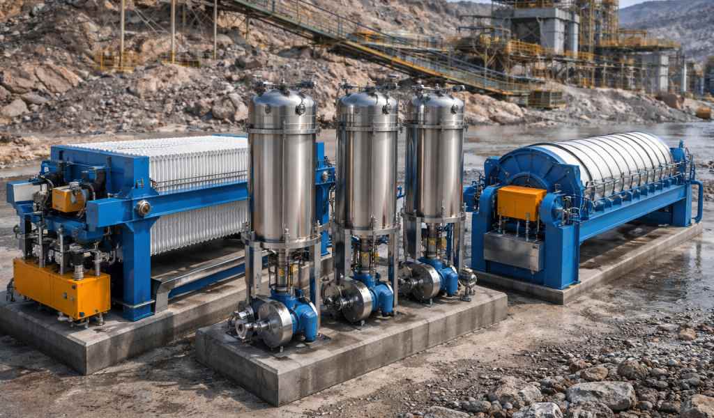 Sistemas de filtración industrial en minería: tipos, tecnologías y aplicaciones