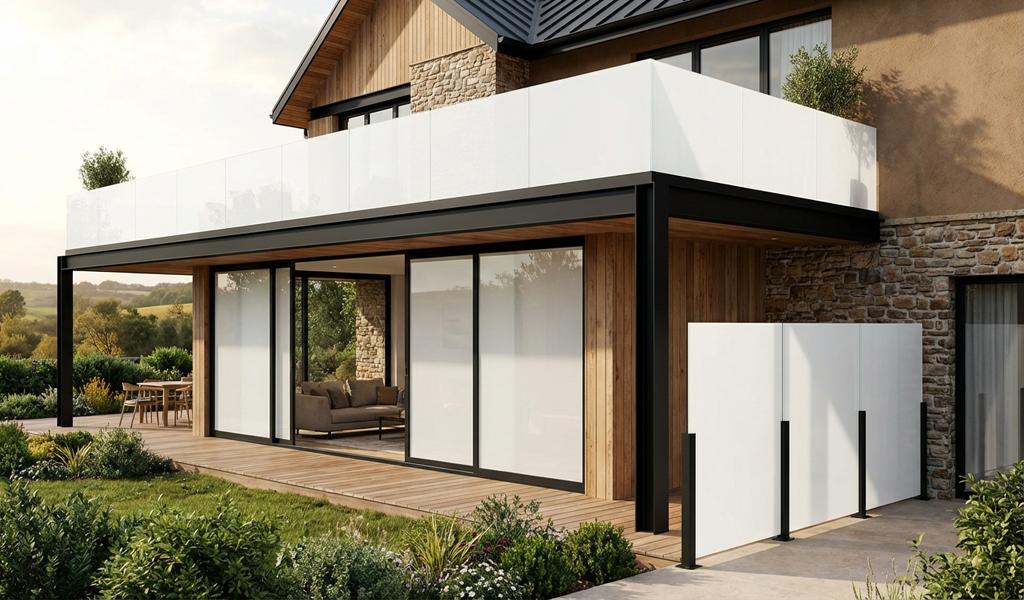 Cristal blanco que redefine espacios