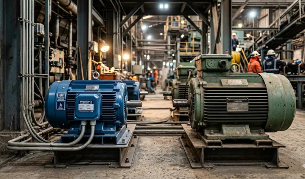 Motores eléctricos de alta eficiencia vs motores estándar en minería: ahorro energético y mayor confiabilidad operativa