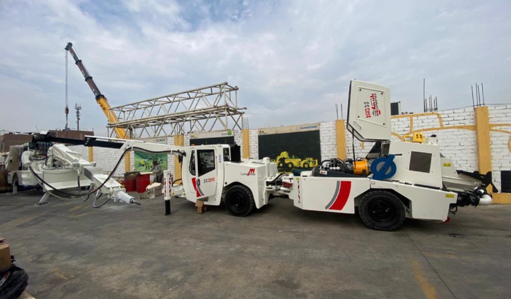 Equipos de shotcrete de Macmining en Perú: tecnología para sostenimiento en minería y tunelería