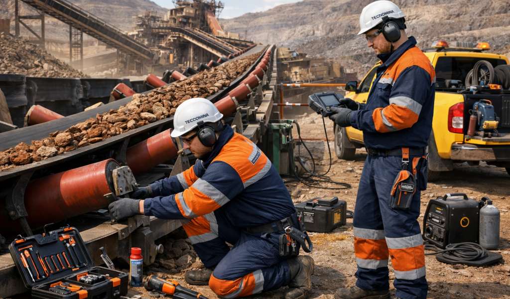 Mantenimiento industrial y minero para conveyors: soluciones especializadas de Tecnomina