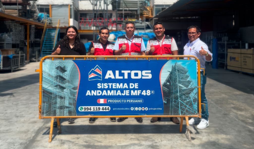 GRUPO ALTOS y SENCICO consolidan alianza estratégica para reforzar la capacitación técnica en el sector construcción