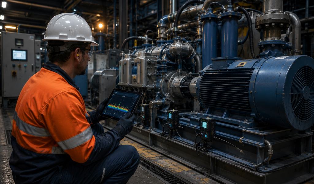 Optimización de compresores mediante mantenimiento predictivo en minería
