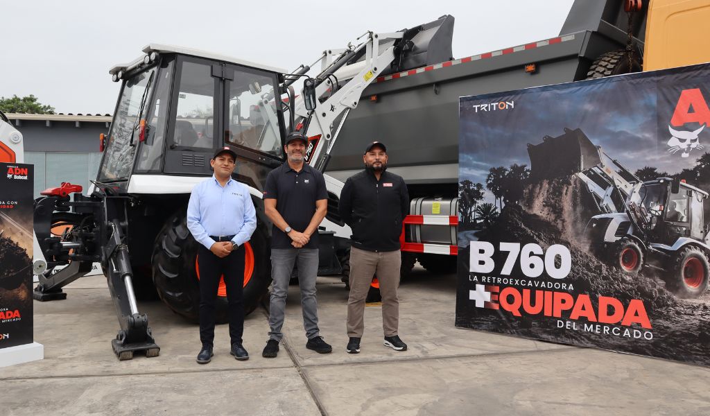 La nueva Bobcat B760 redefine el segmento de retroexcavadoras con mayor equipamiento