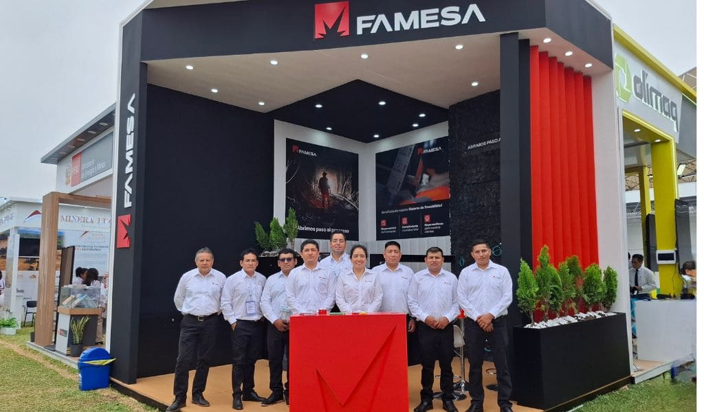 FAMESA reafirma su liderazgo en CONAMIN con soluciones integrales para la minería peruana