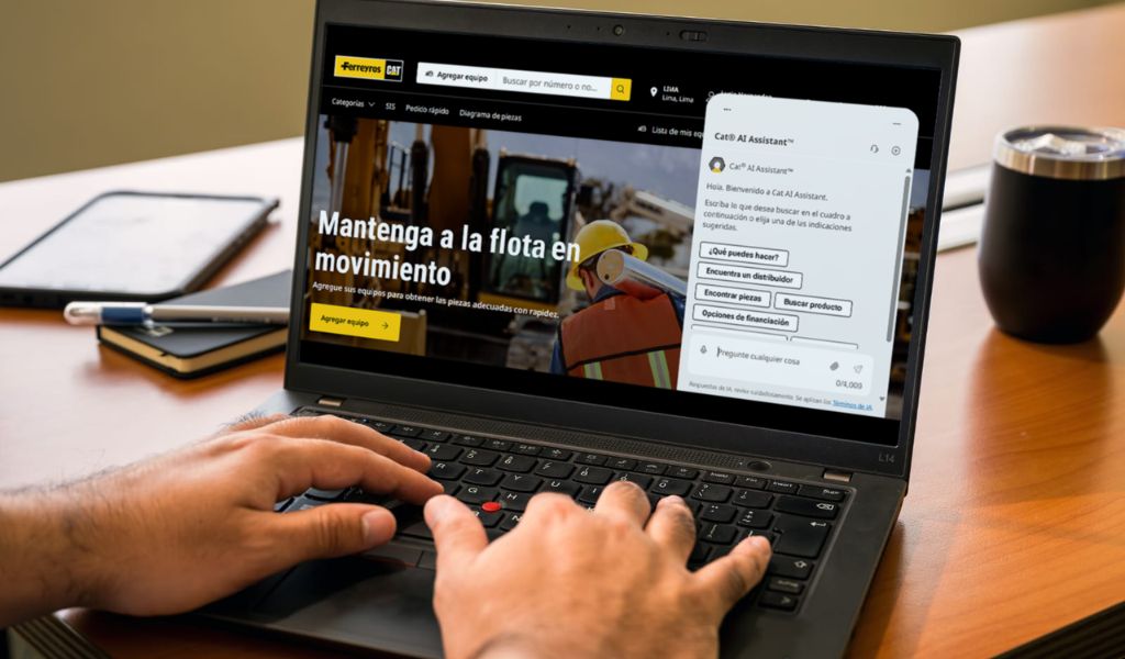 Ferreyros impulsa Cat AI Assistant, nuevo agente de IA en industria de maquinaria pesada