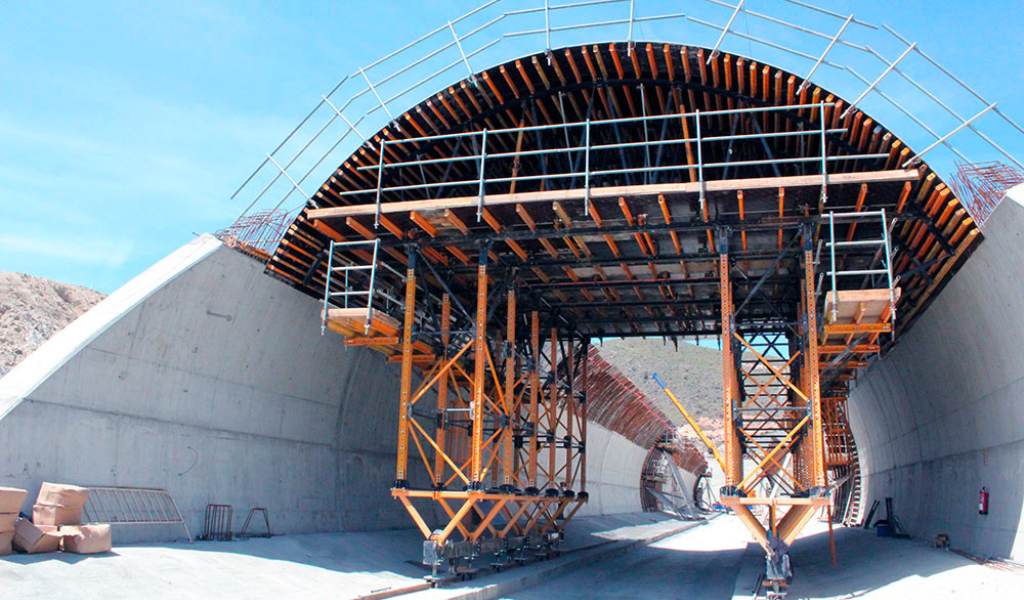 Carro de encofrado MK de ULMA optimiza la construcción de túneles a cielo abierto