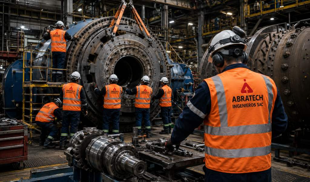 Mano de obra especializada en parada de planta minera | Abratech Ingenieros