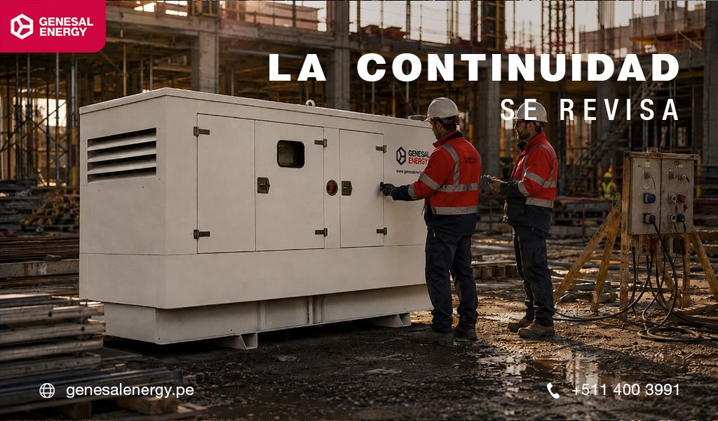 Factores de obra que deben considerarse en el mantenimiento de un grupo electrógeno