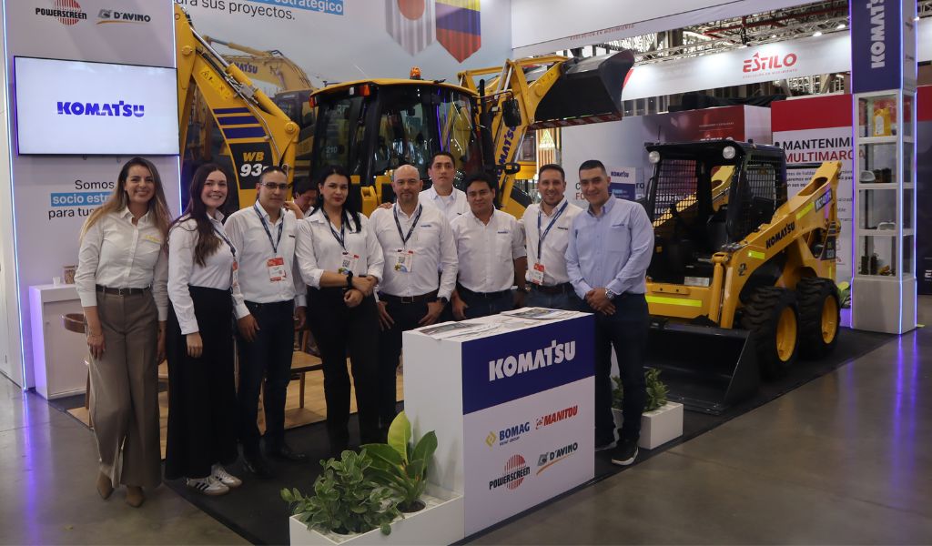 KOMATSU COLOMBIA presenta soluciones para la construcción en EXPOCAMACOL 2026