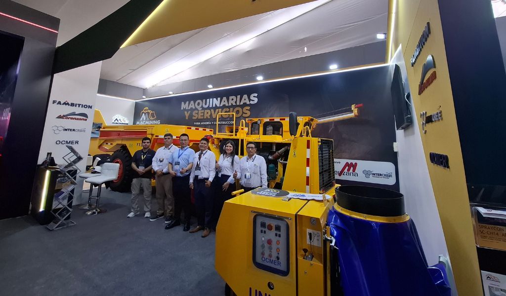 Corporación Macmining fortalece su presencia en Perú con soluciones para minería subterránea en EXPOMINA