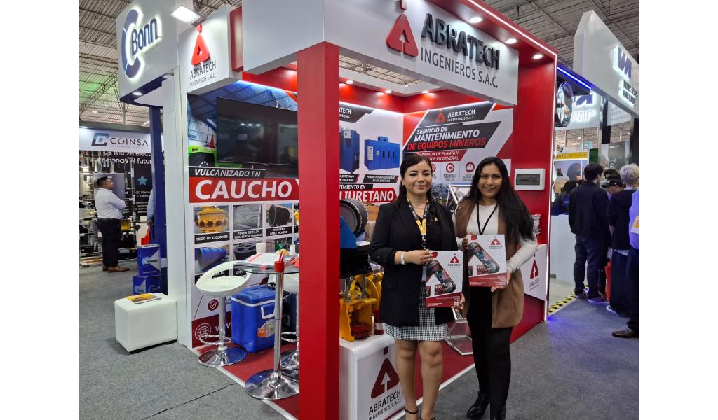 Abratech Ingenieros fortalece su posicionamiento en la industria minera durante EXPOMINA 2026