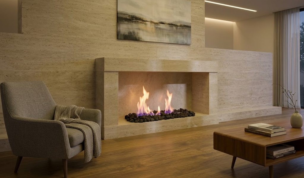 El fuego transforma la experiencia del diseño interior