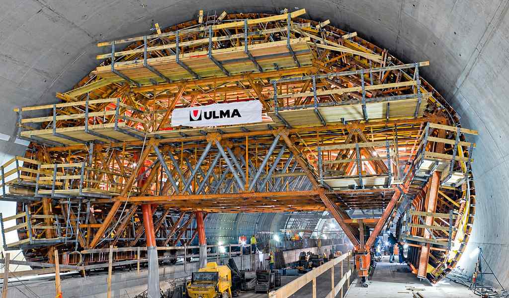 Carro MK para la optimización en construcción de túneles | ULMA