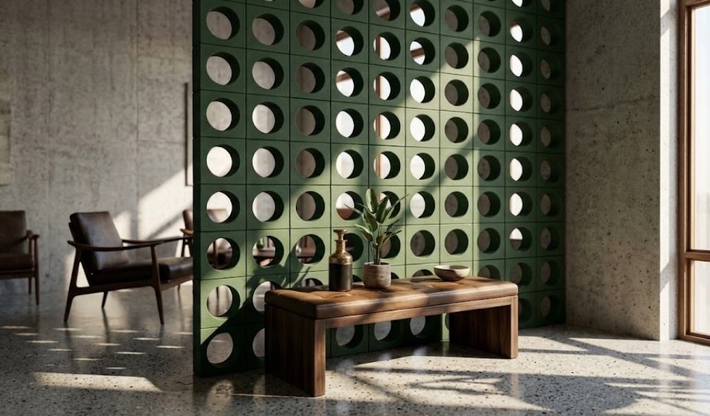 Celosías de concreto: diseño y resistencia para tus espacios