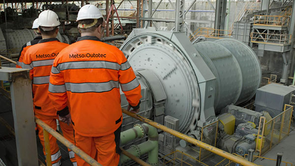 Metso Outotec: atención especial sobre la carga congelada de un molino