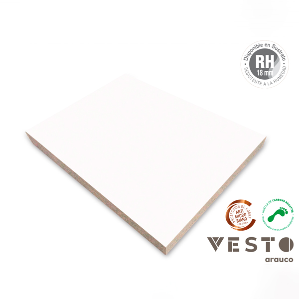 Melamina Vesto Unicolor Blanco 18mm Textura Frost Arauco PerÚ