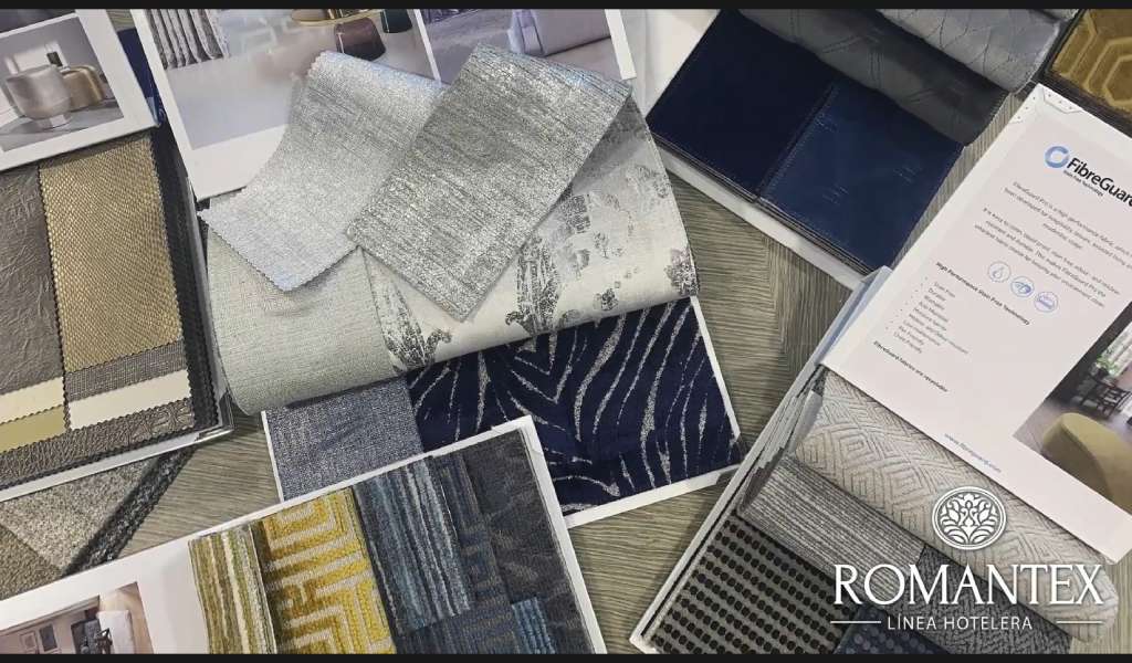 Romantex: Conoce su línea hotelera de telas y revestimientos para paredes