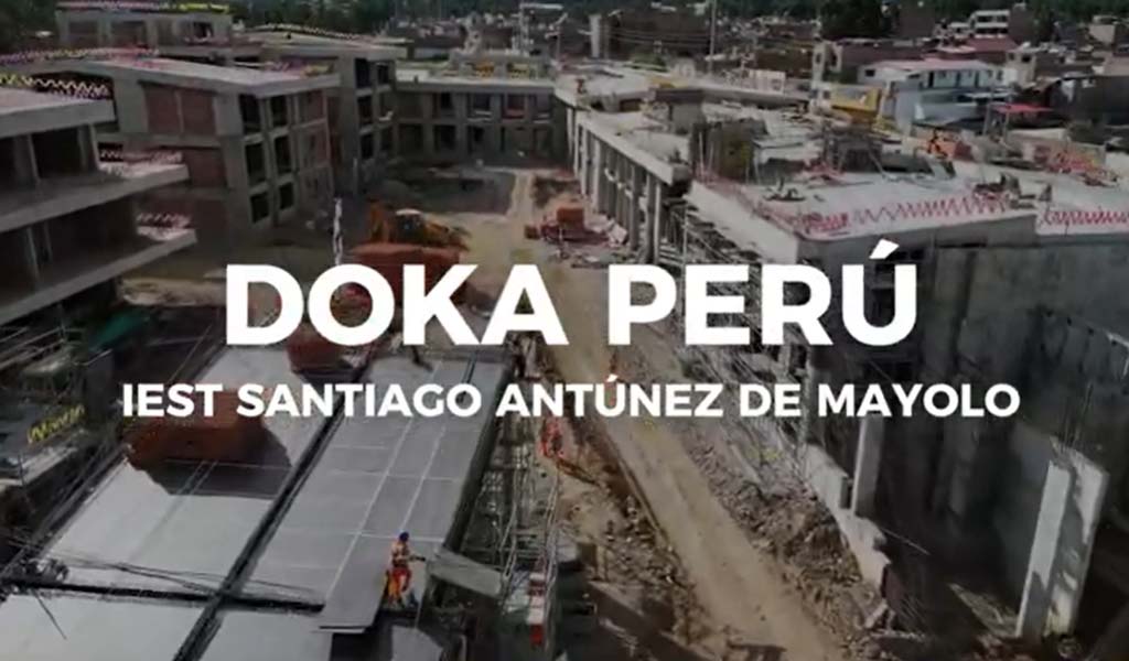 Doka Perú presente en la ampliación del ISTP Antúnez de Mayolo en Huancayo