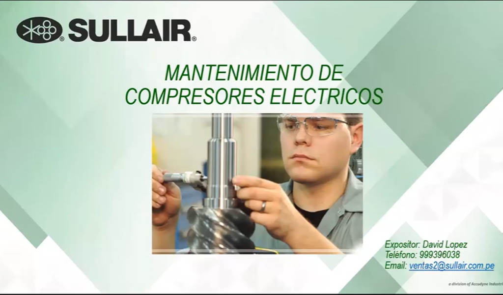 WEBINAR | MANTENIMIENTO DE COMPRESORES ESTACIONARIOS