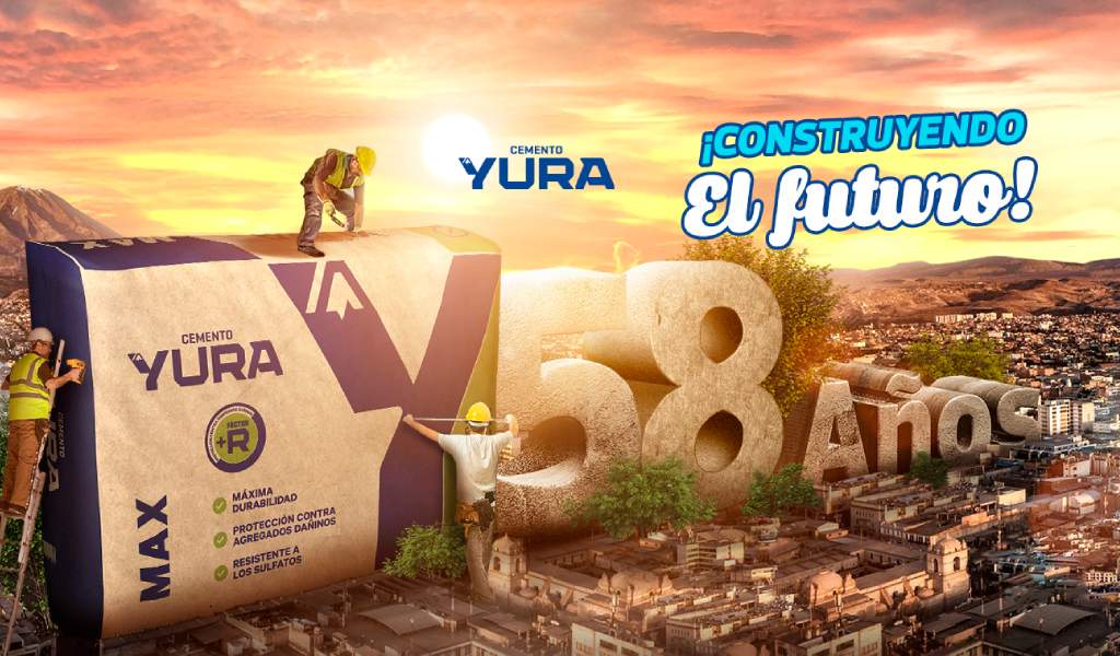 Cemento Yura celebra 58 años en el mercado peruano