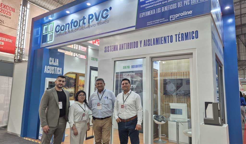 Confort PVC presenta innovaciones en sistemas termoacústicos en EXCON 2024