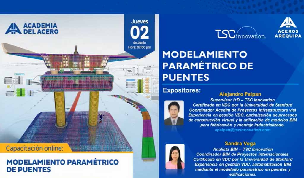 Sesión Online | Modelamiento Paramétrico de puentes