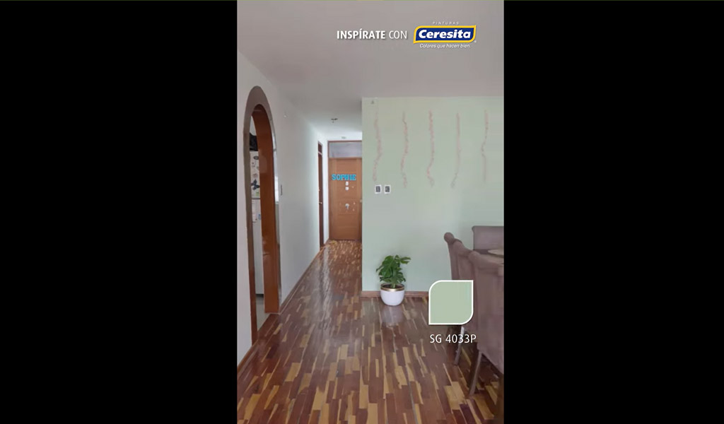 Así es como quedó el hogar de Tabatha Fortes con la ayuda de Porfirio Castro