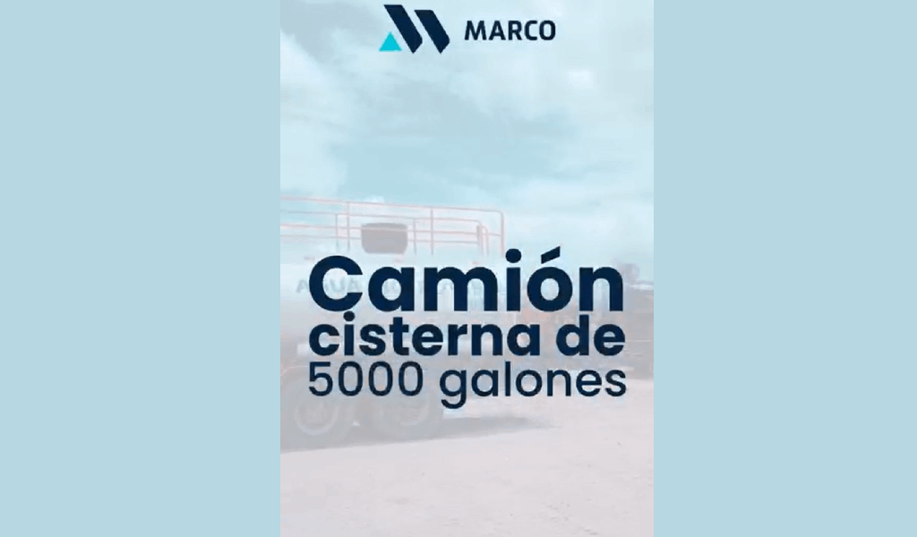 Camión cisterna de 5000 galones