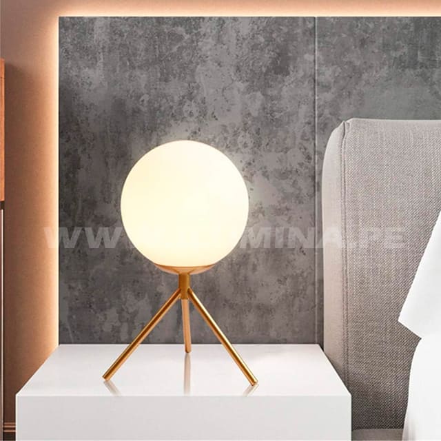 LÁMPARA DE MESA LUXURY GOLD