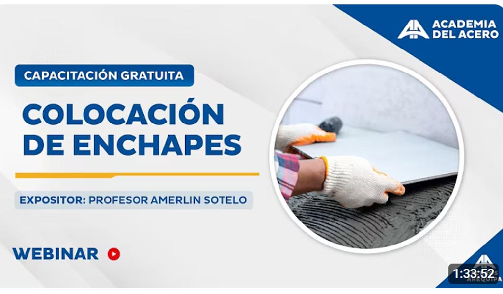 Colocación de Enchapes