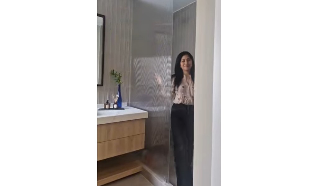 Cristal acanalado con estilo