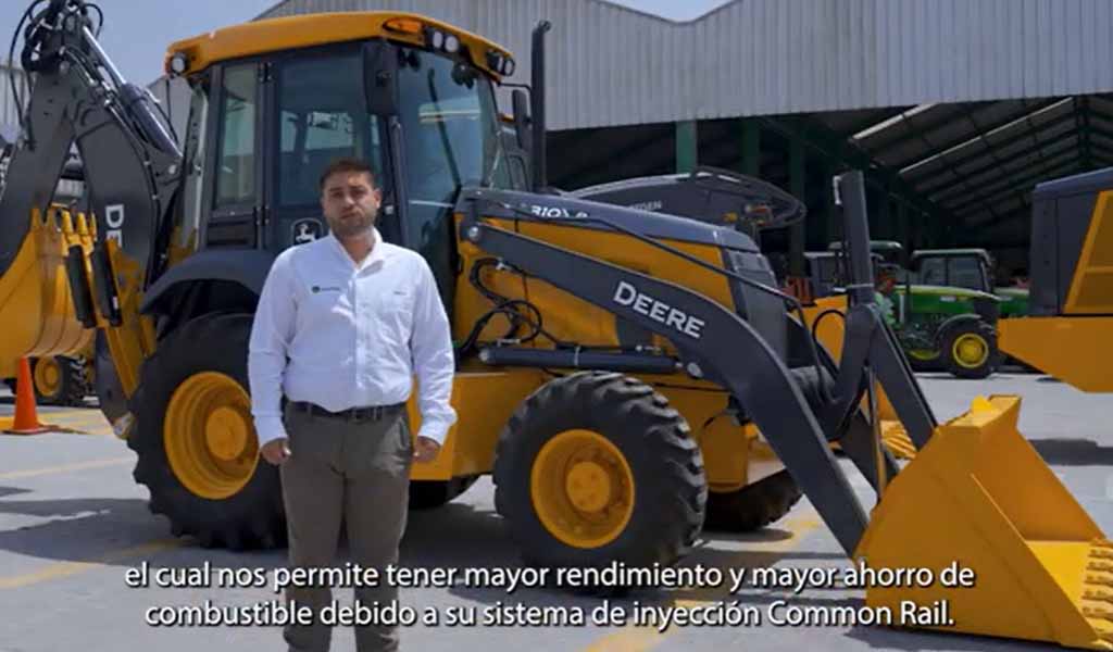 Conoce la potencia de la nueva Retroexcavadora John Deere 310 P