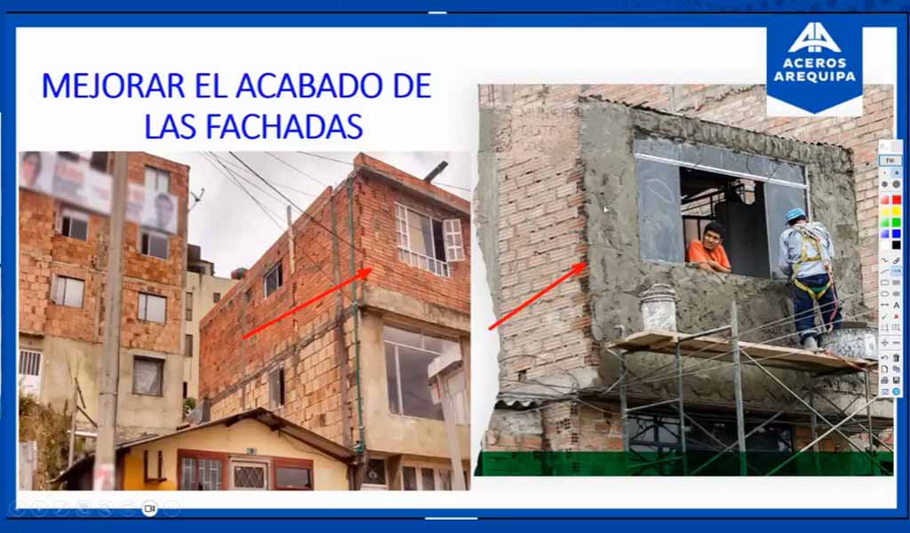 Tarrajeo de muros en exteriores e interiores