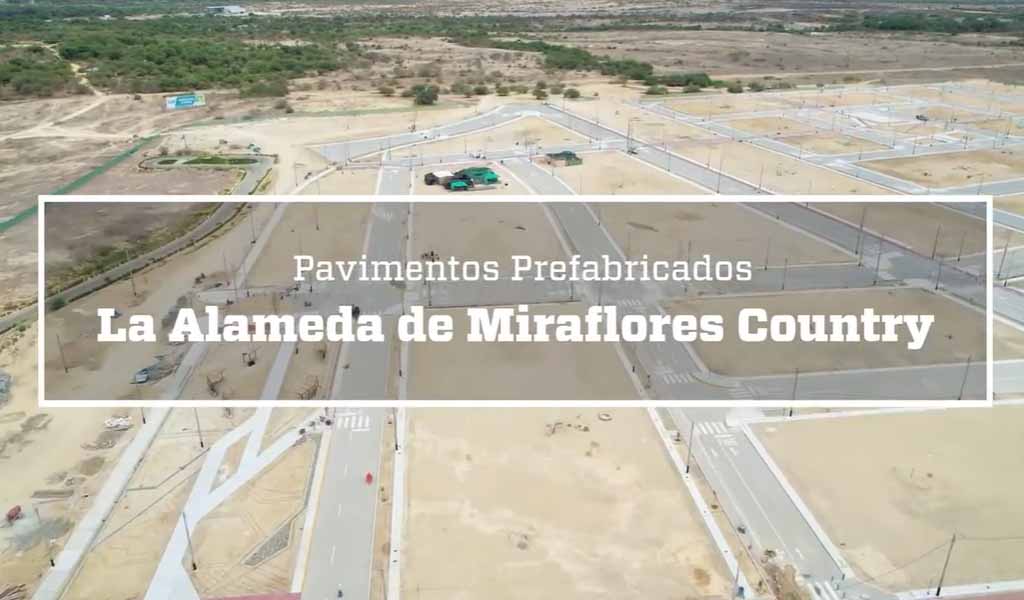 Pavimentos prefabricados con Cemento Pacasmayo