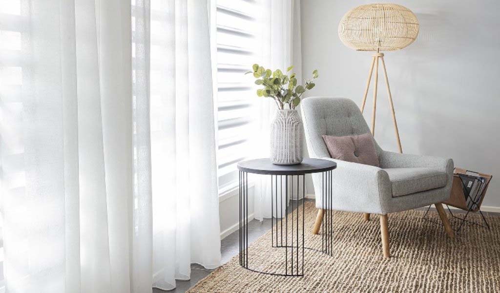 Las cortinas de Tejido Italiano Soft Drapery y la icónica Silhouette